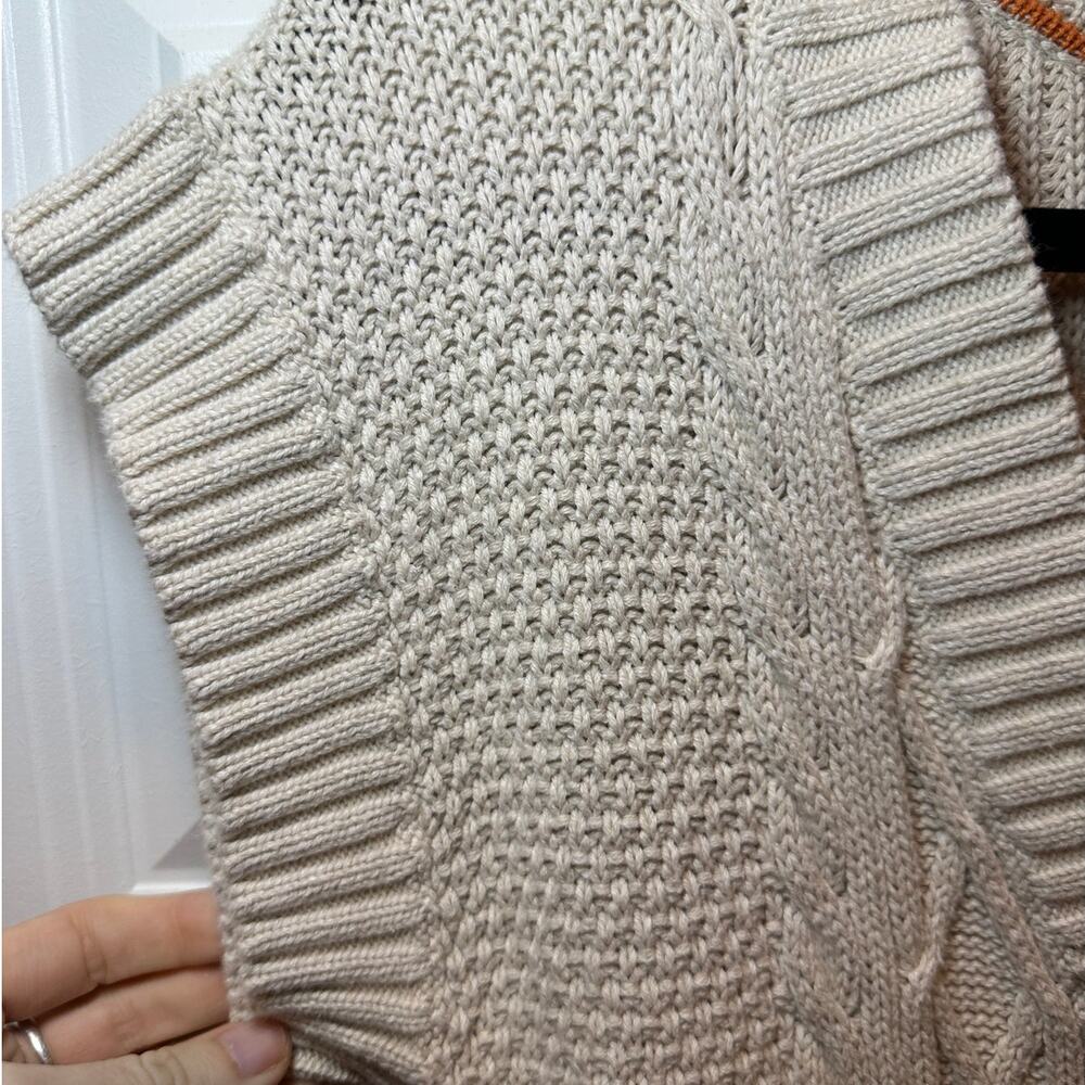 Tommy Hilfiger‎ Cable Knit Button Front Sweater Size Small 100% Cotton - Picture 6 of 9